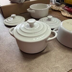 Le Creuset White Cocotte